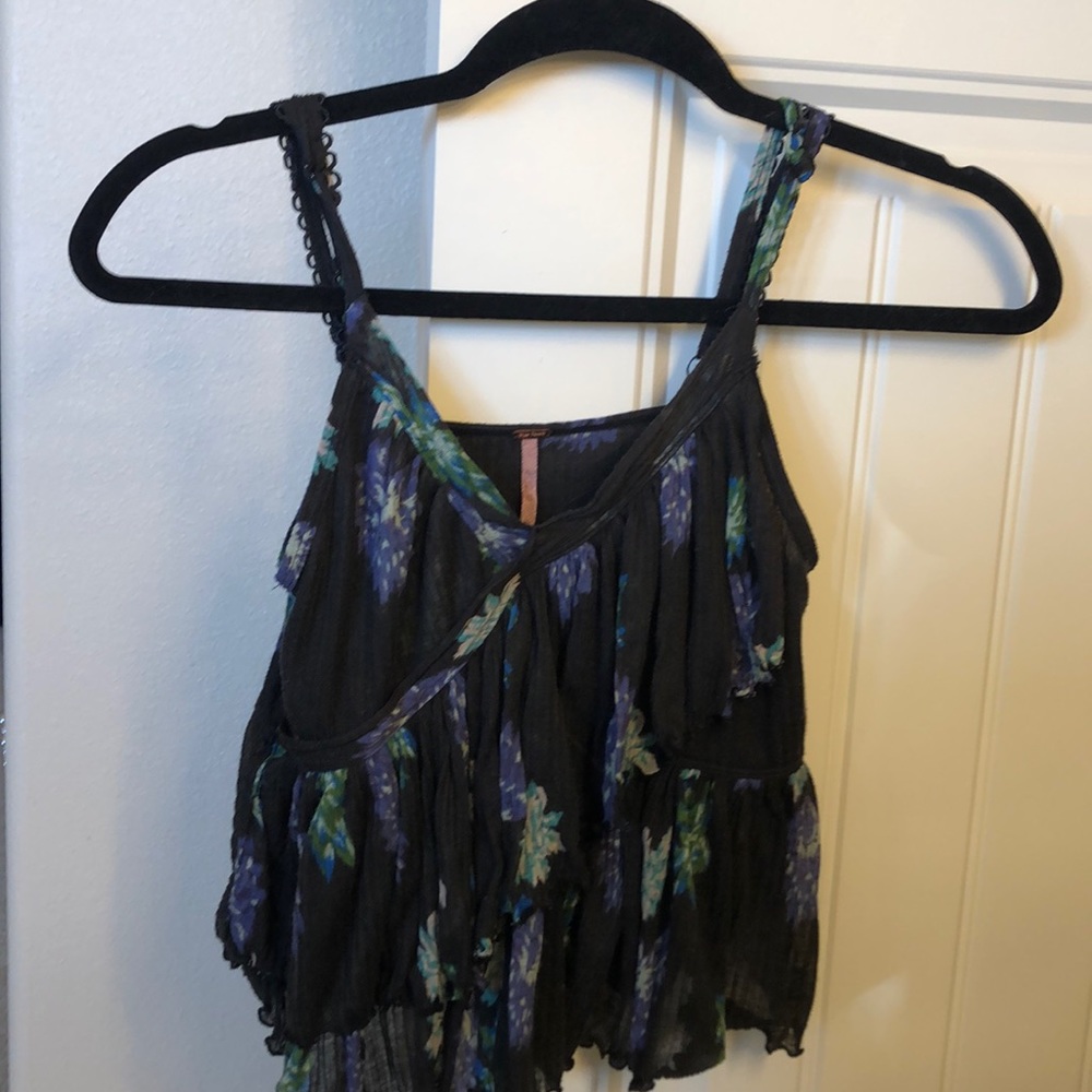 ✥free people flowy cropped tank top sz XS✥